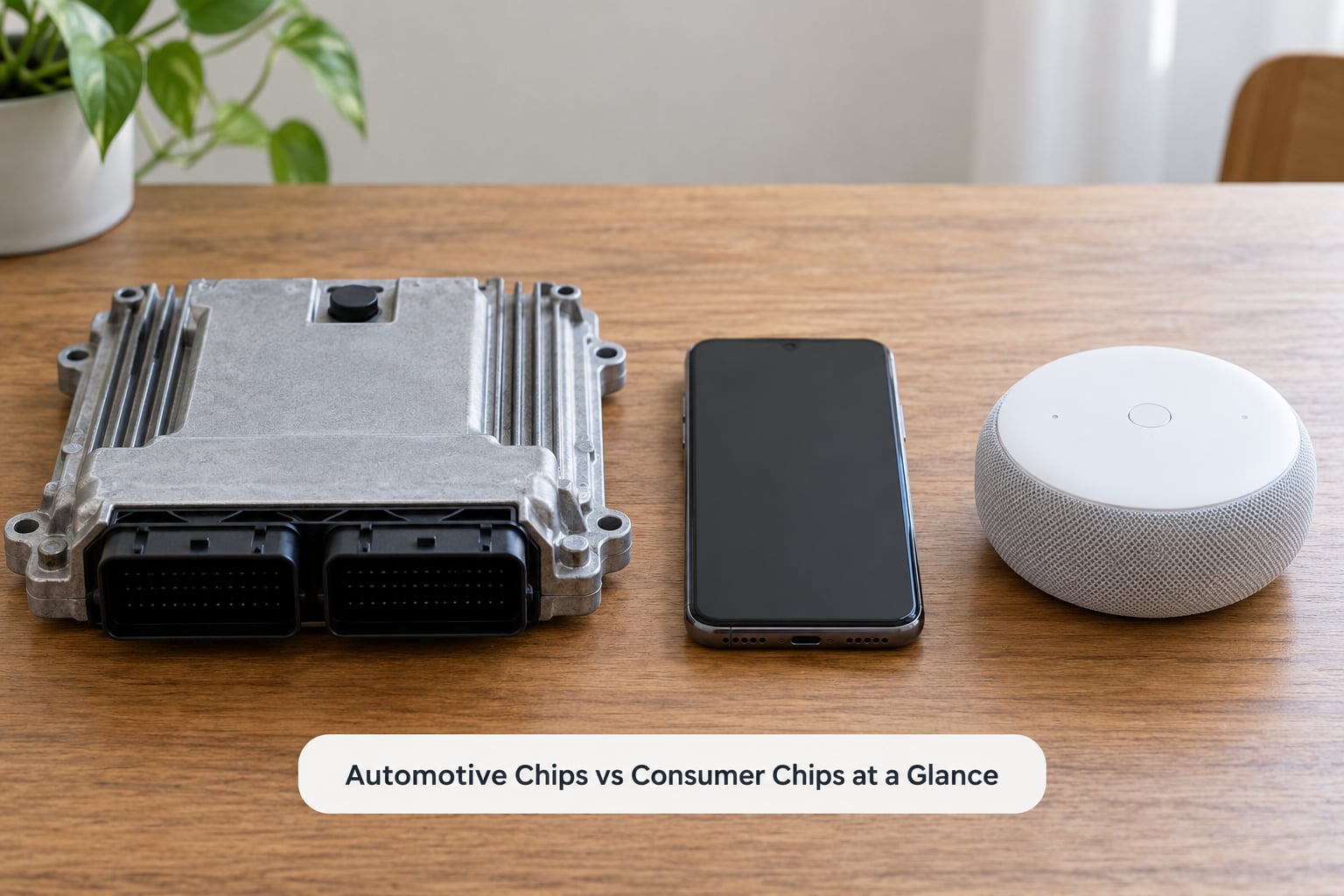 Automotive Chips vs Consumer Chips at a Glance