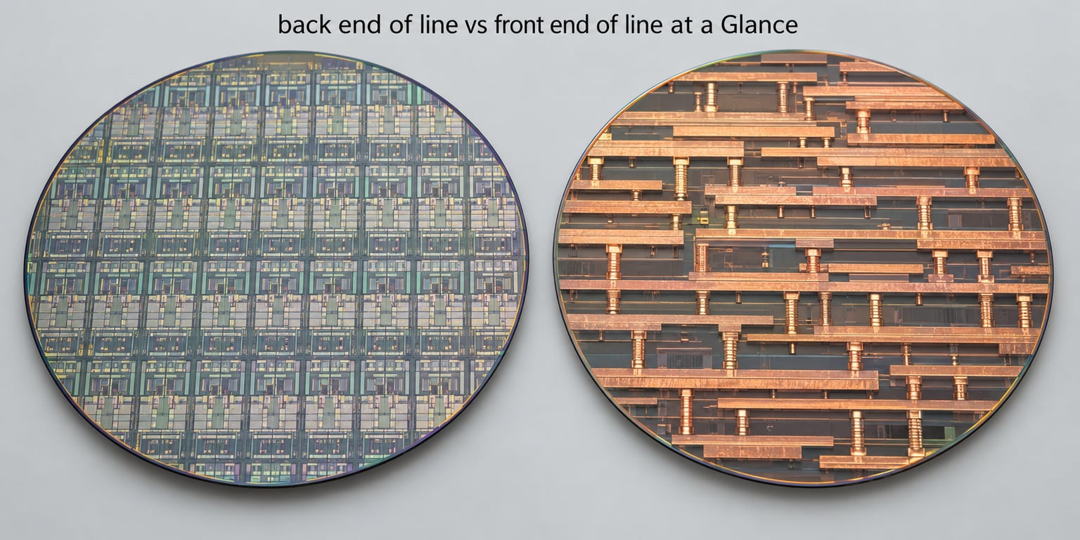 back end of line vs front end of line at a Glance