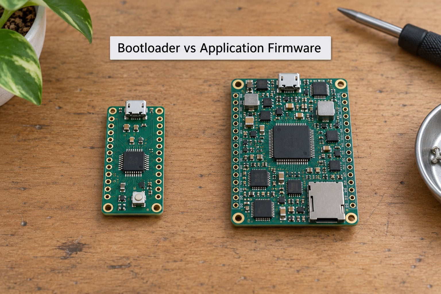 Bootloader vs Application Firmware