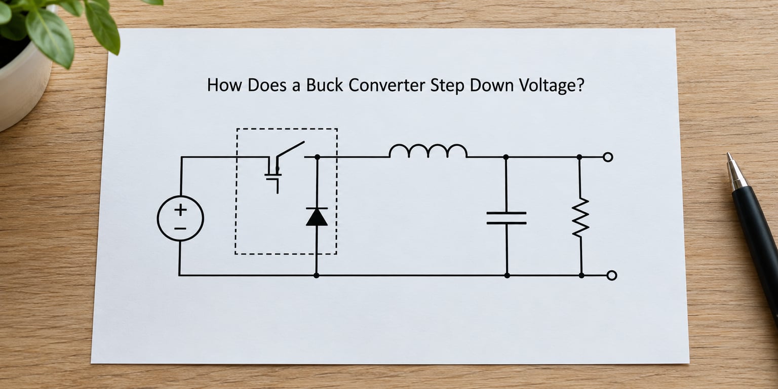 How Does a Buck Converter Step Down Voltage?