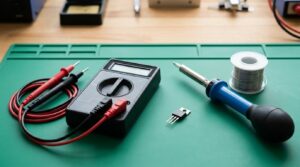 how to test a mosfet with a multimeter