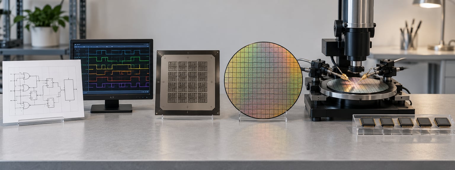 how long it takes to make a chip from design to silicon