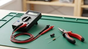 how to test a capacitor with a multimeter
