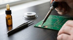 how to solder smd components by hand