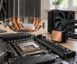 how heat is removed from modern processors