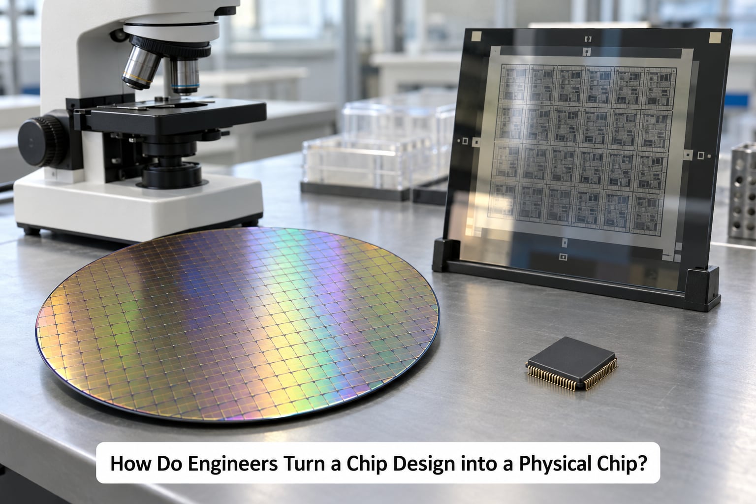 How Do Engineers Turn a Chip Design into a Physical Chip?