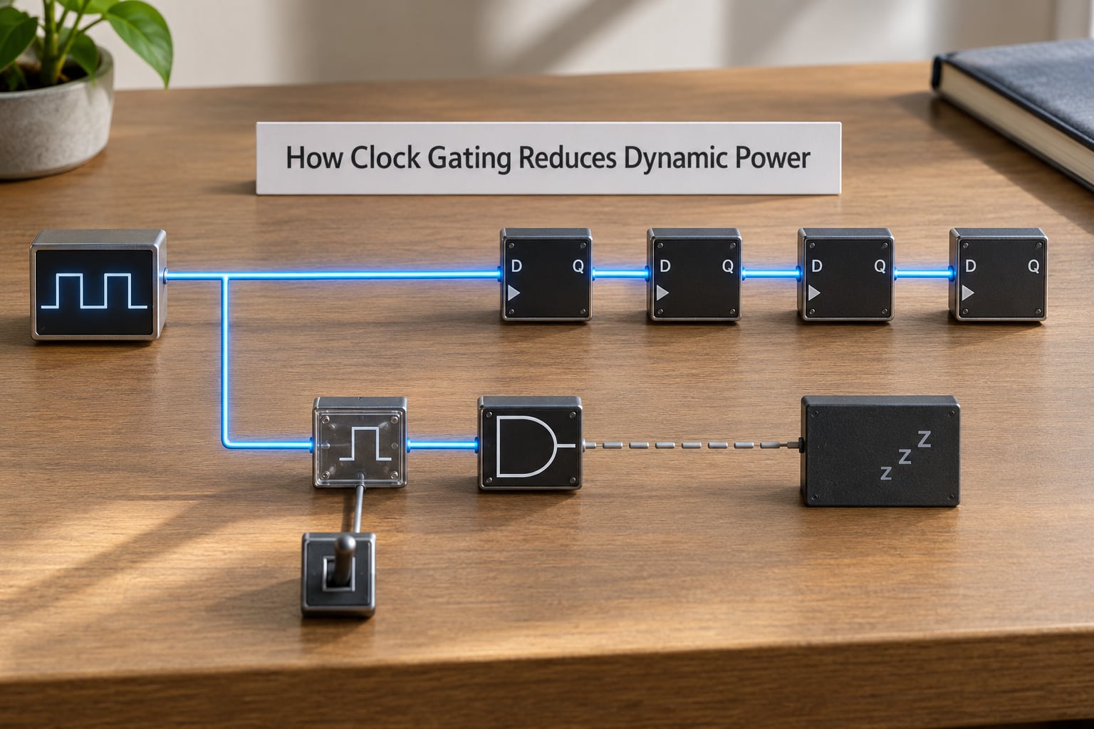 How Clock Gating Reduces Dynamic Power