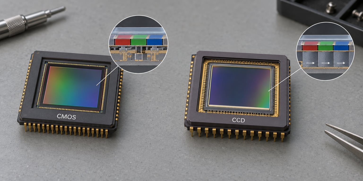 CMOS Image Sensor vs CCD Comparison at a Glance