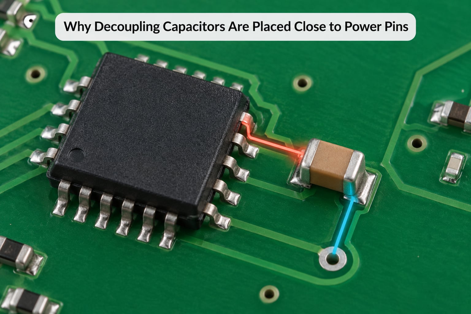 Why Decoupling Capacitors Are Placed Close to Power Pins