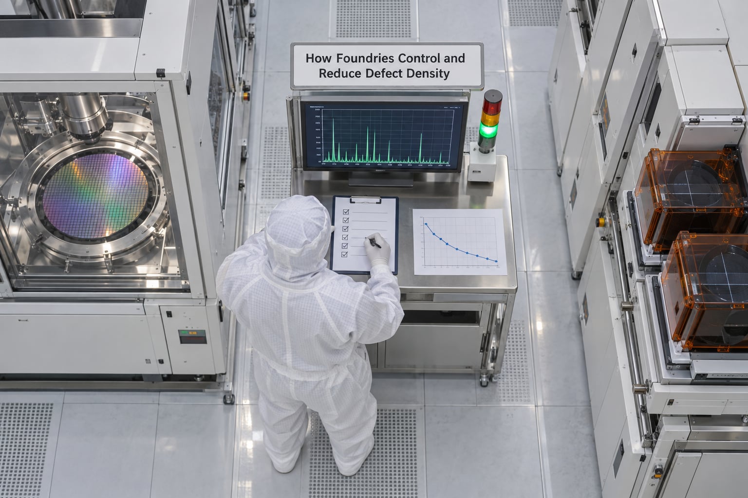 How Foundries Control and Reduce Defect Density