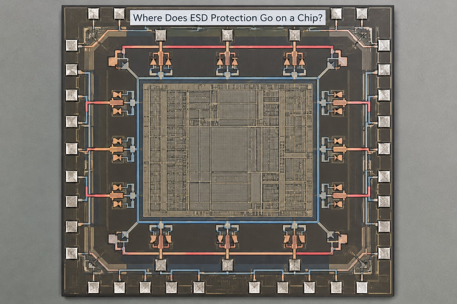 Where Does ESD Protection Go on a Chip?