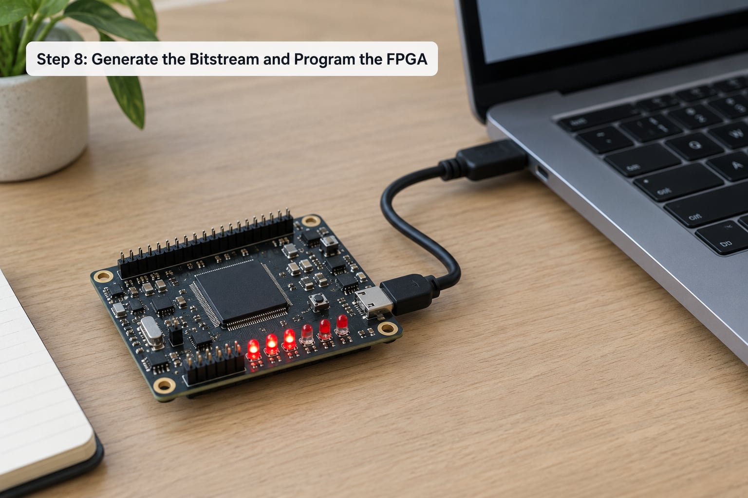 Step 8: Generate the Bitstream and Program the FPGA