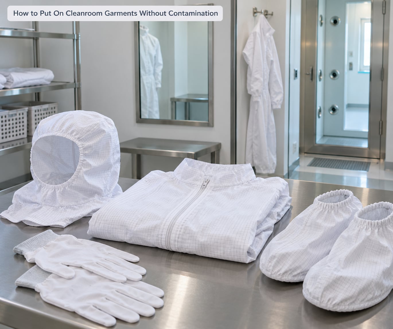 How to Put On Cleanroom Garments Without Contamination