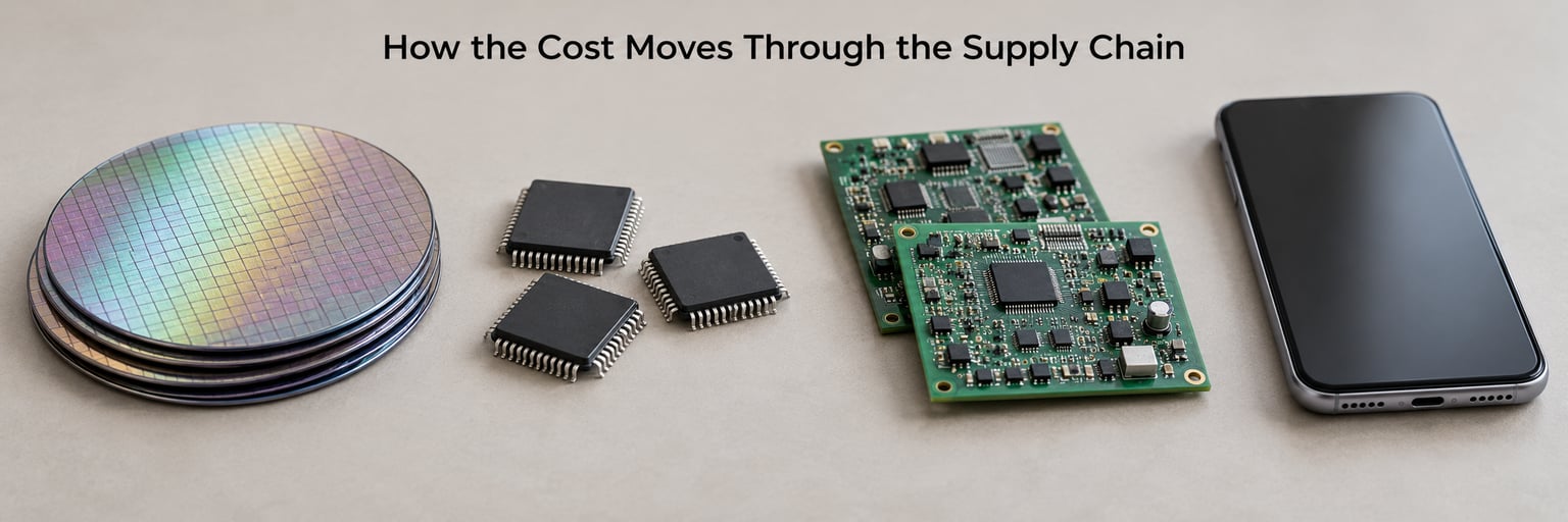 How the Cost Moves Through the Supply Chain