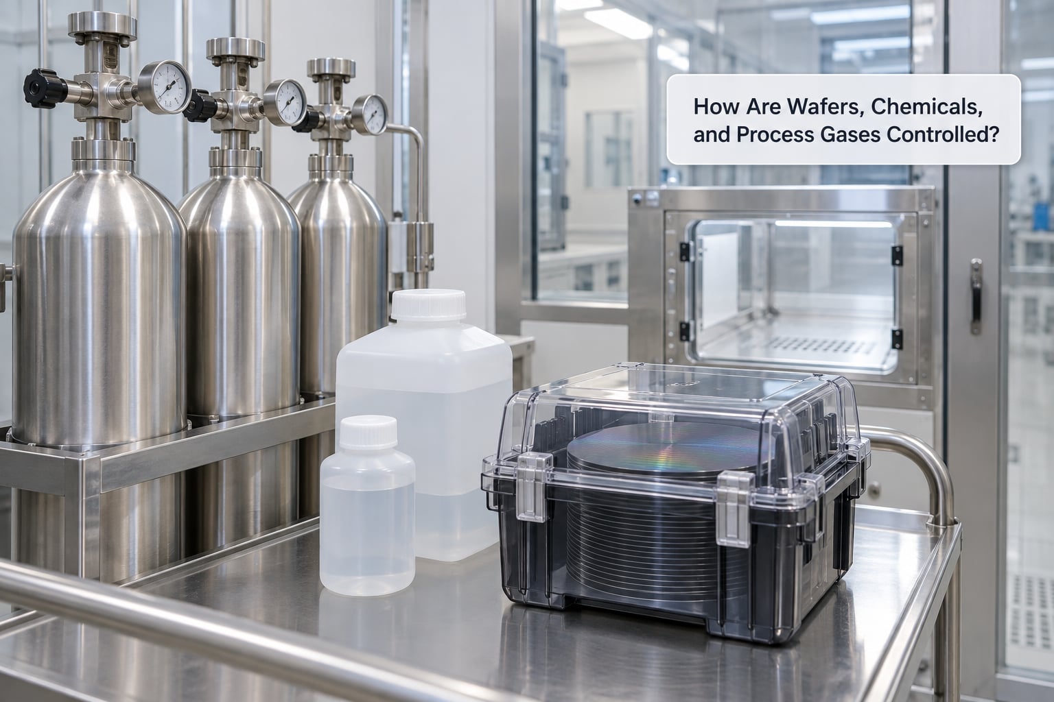 How Are Wafers, Chemicals, and Process Gases Controlled?