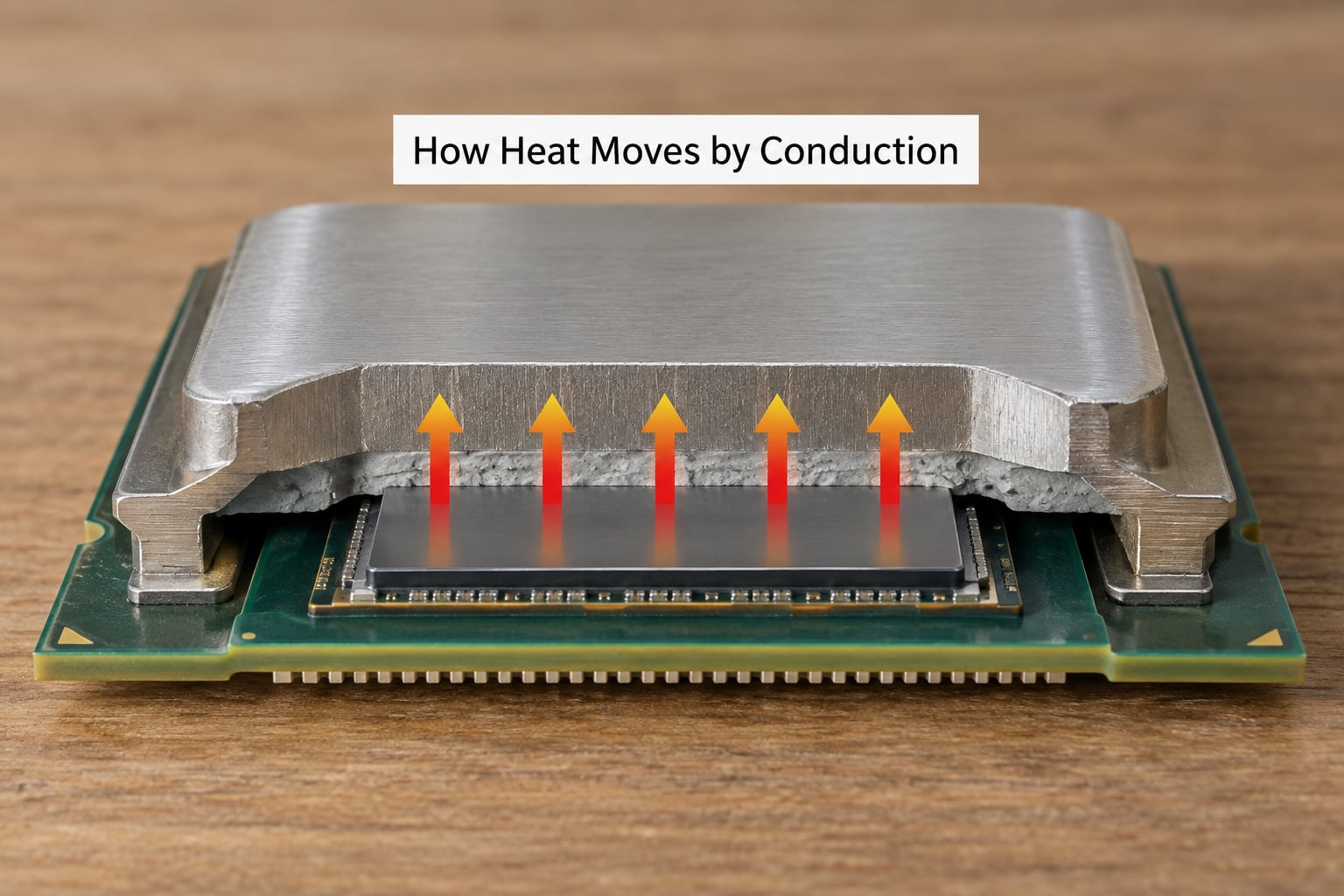 How Heat Moves by Conduction