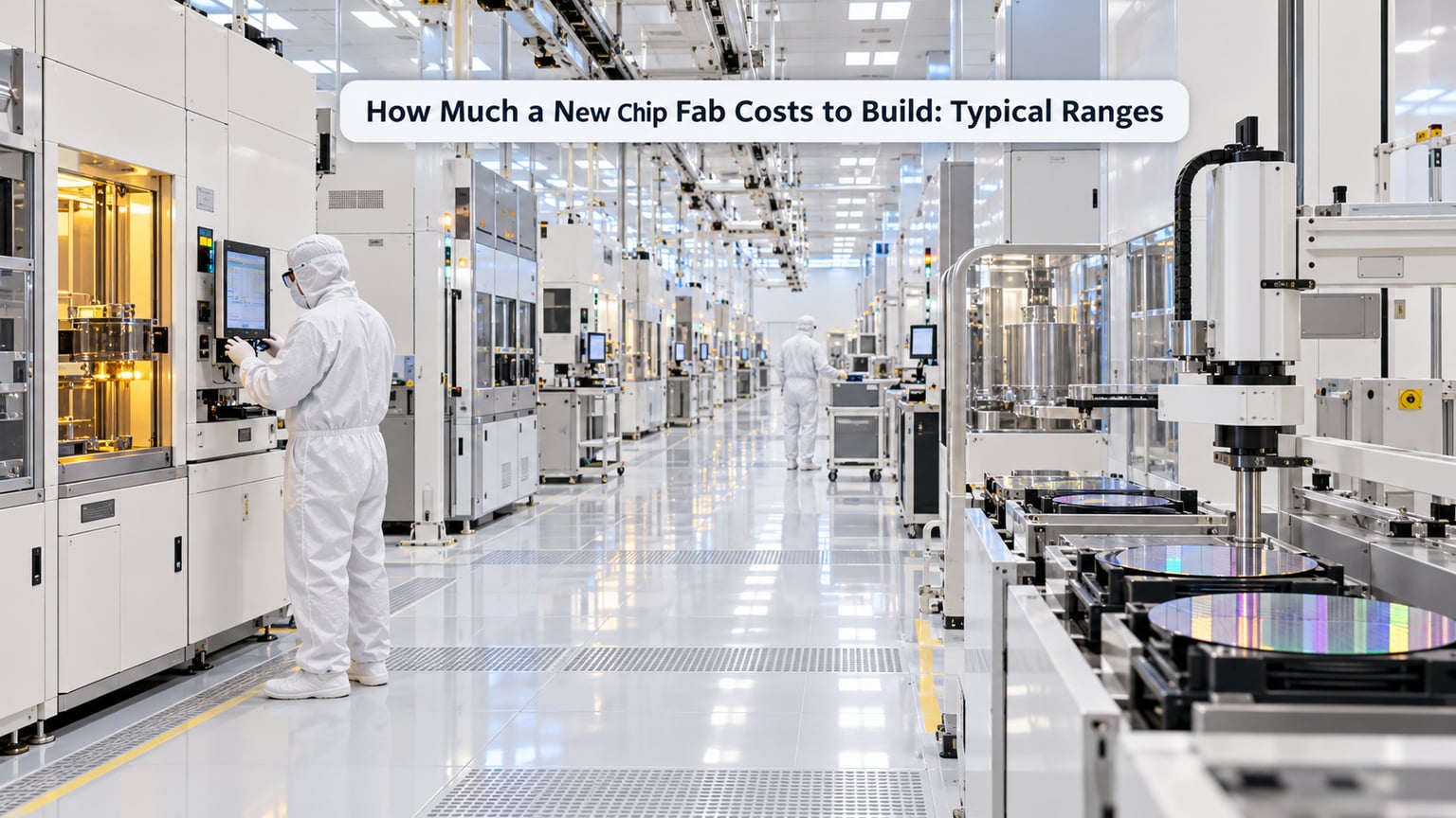 How Much a New Chip Fab Costs to Build: Typical Ranges