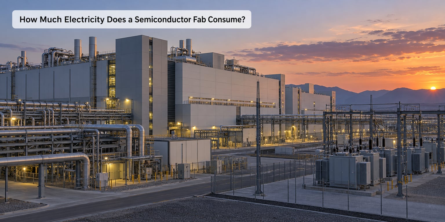How Much Electricity Does a Semiconductor Fab Consume?