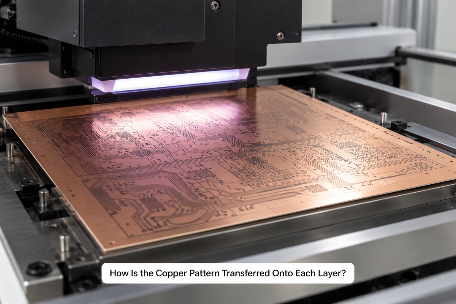 How Is the Copper Pattern Transferred Onto Each Layer?