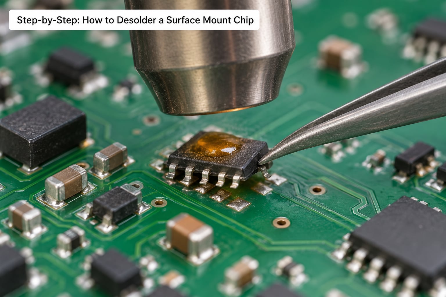 Step-by-Step: How to Desolder a Surface Mount Chip