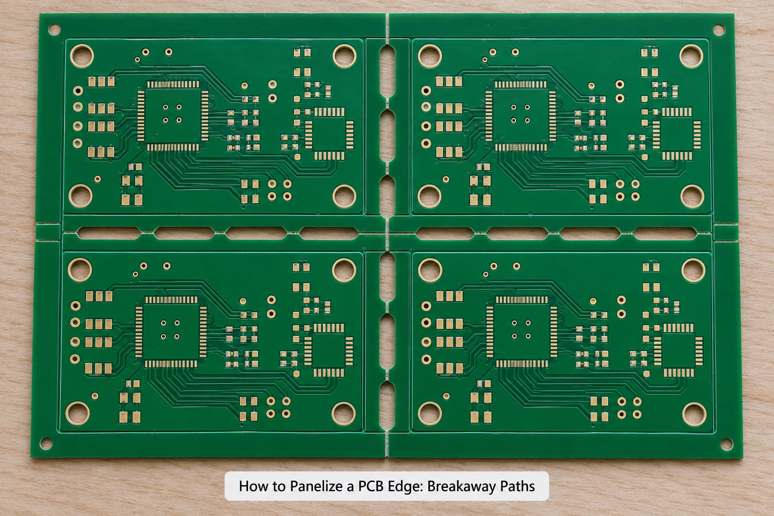 How to Panelize a PCB Edge: Breakaway Paths