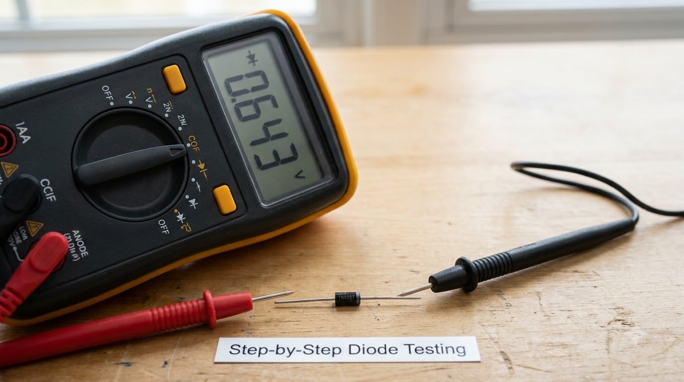 Step-by-Step Diode Testing