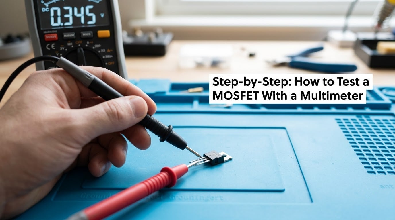 Step-by-Step: How to Test a MOSFET With a Multimeter