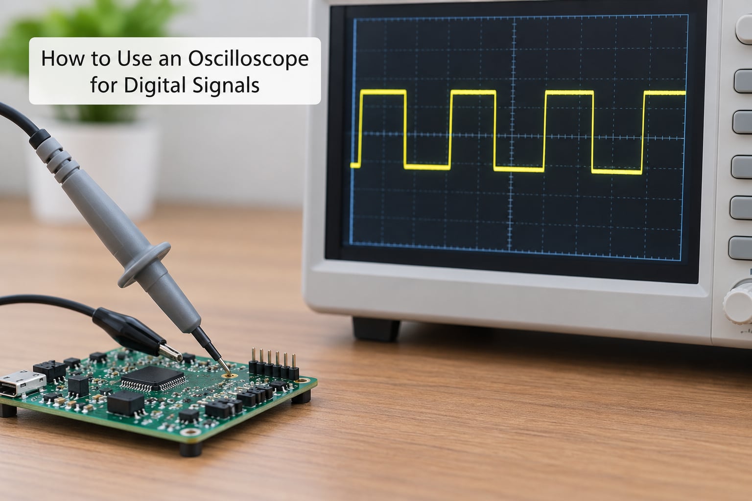 How to Use an Oscilloscope for Digital Signals