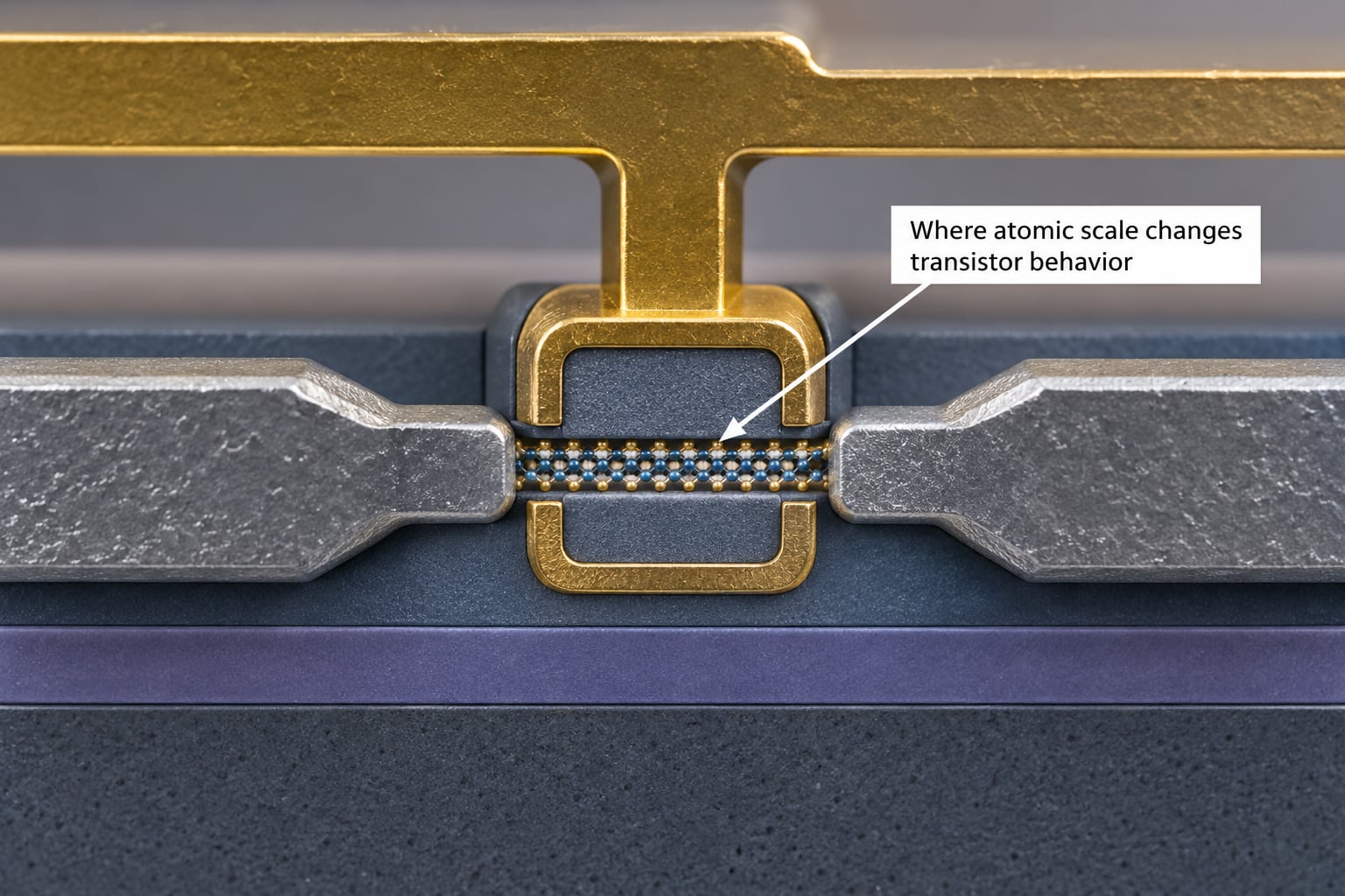 Where atomic scale changes transistor behavior