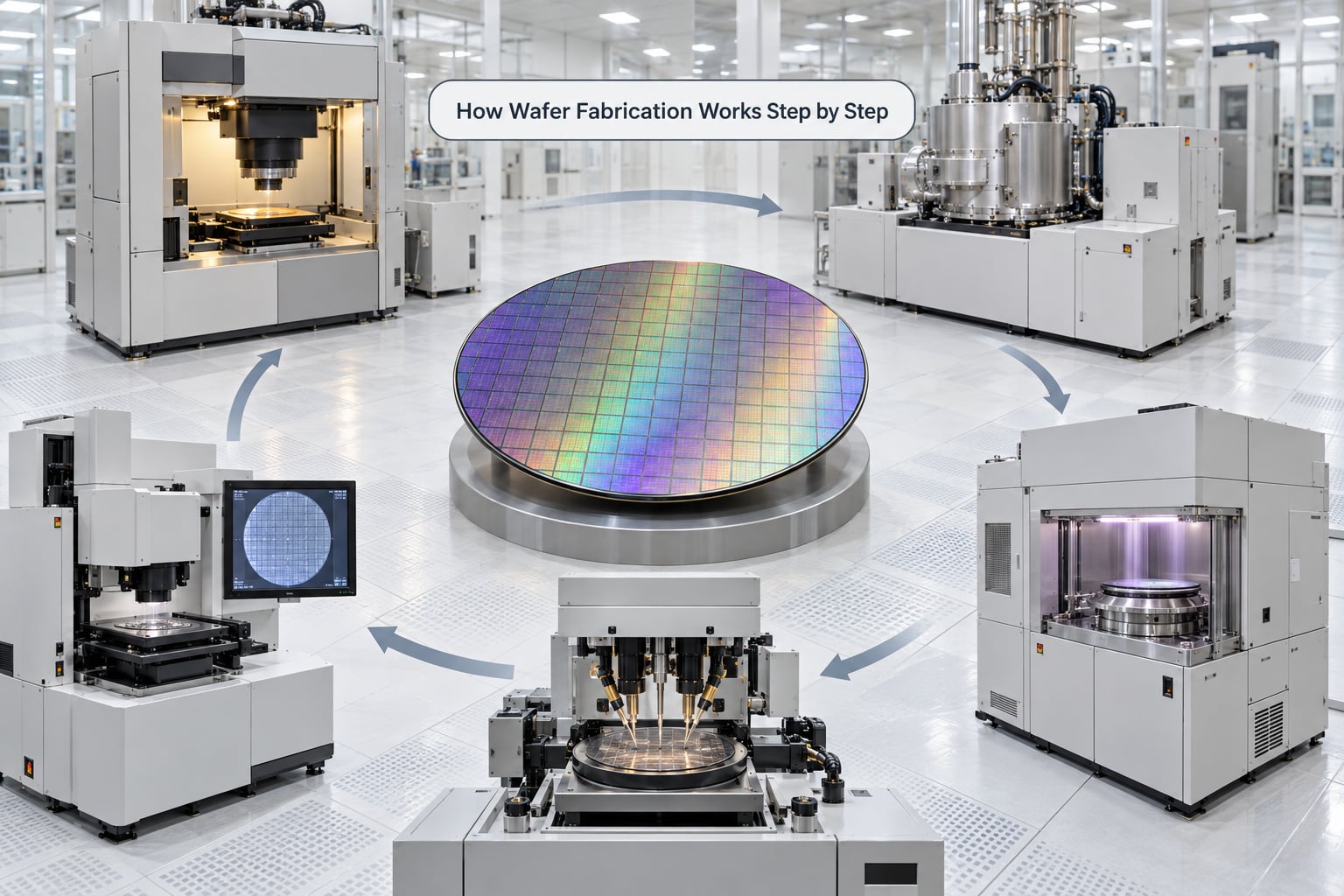 How Wafer Fabrication Works Step by Step