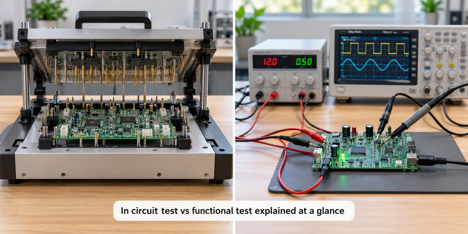 In circuit test vs functional test explained at a glance