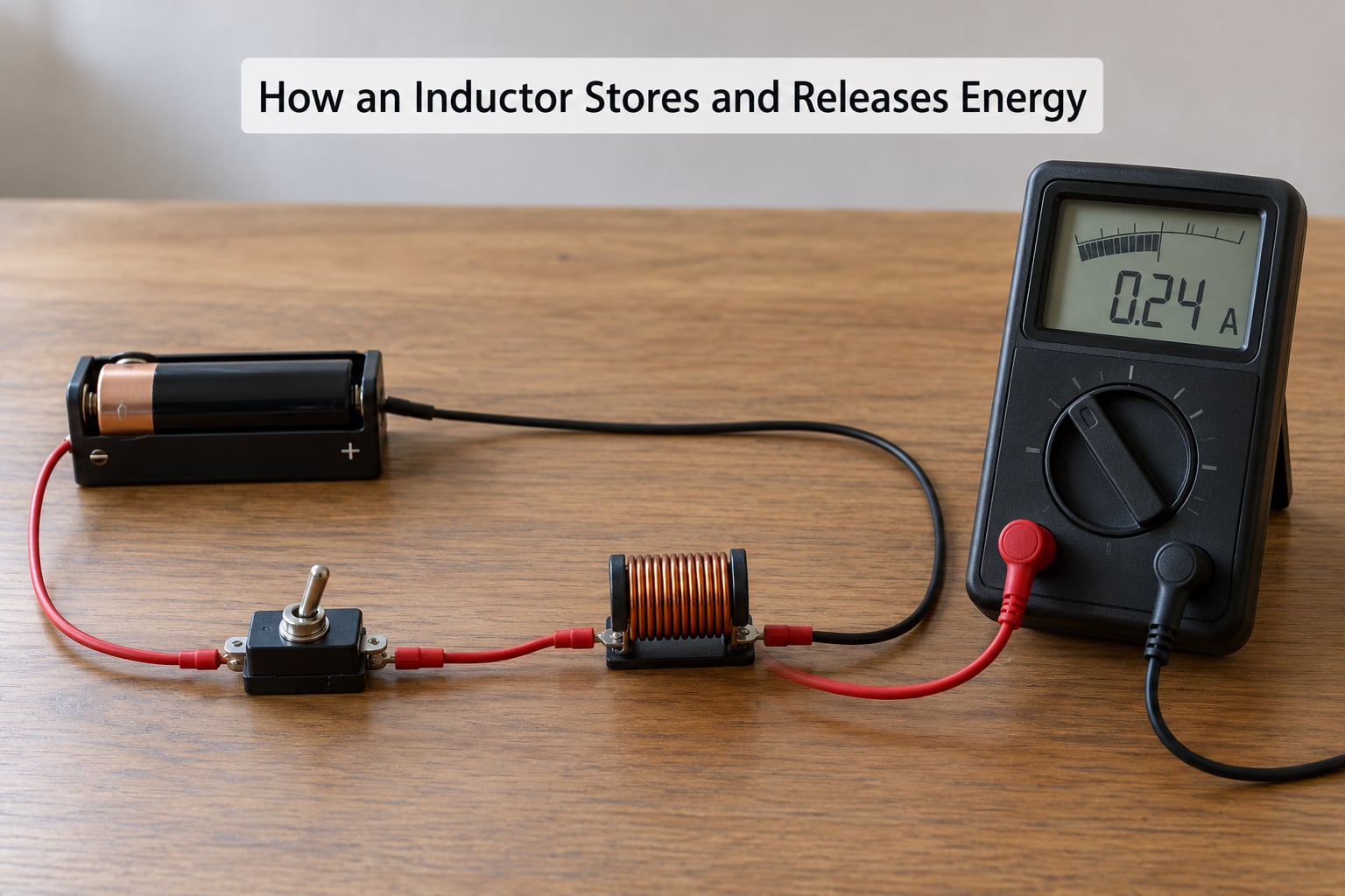 How an Inductor Stores and Releases Energy