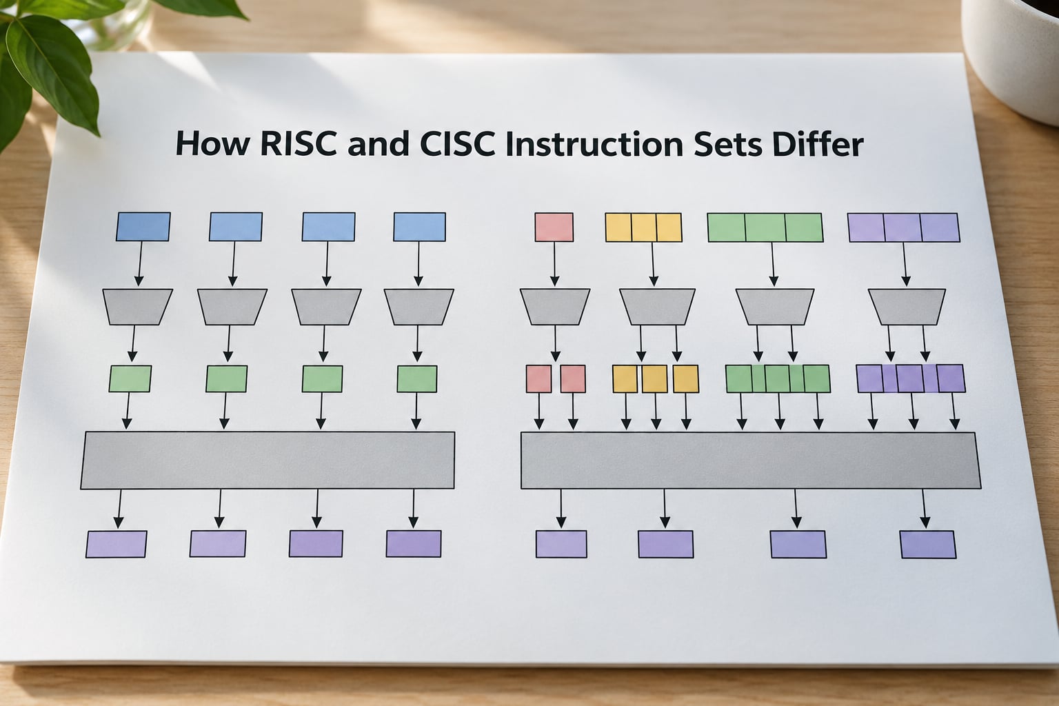 How RISC and CISC Instruction Sets Differ