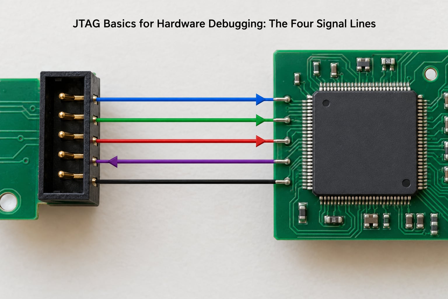 JTAG Basics for Hardware Debugging: The Four Signal Lines