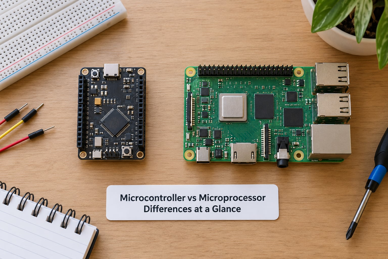 Microcontroller vs Microprocessor Differences at a Glance