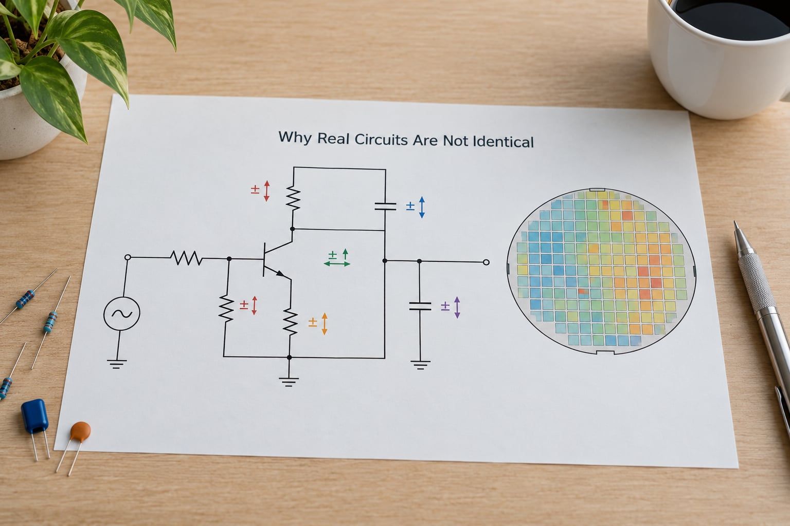 Why Real Circuits Are Not Identical