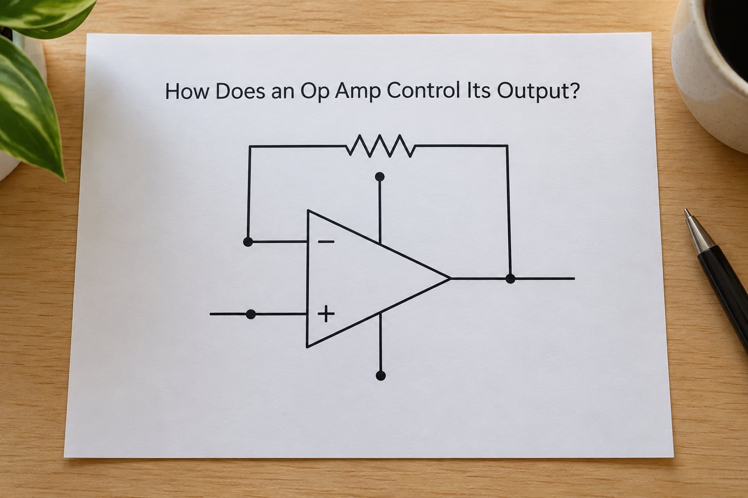 How Does an Op Amp Control Its Output?