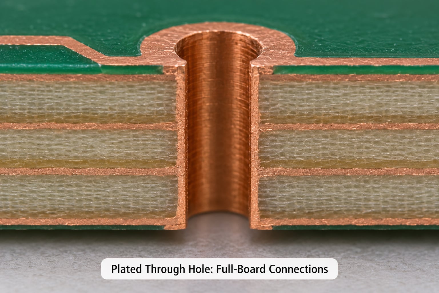 Plated Through Hole: Full-Board Connections