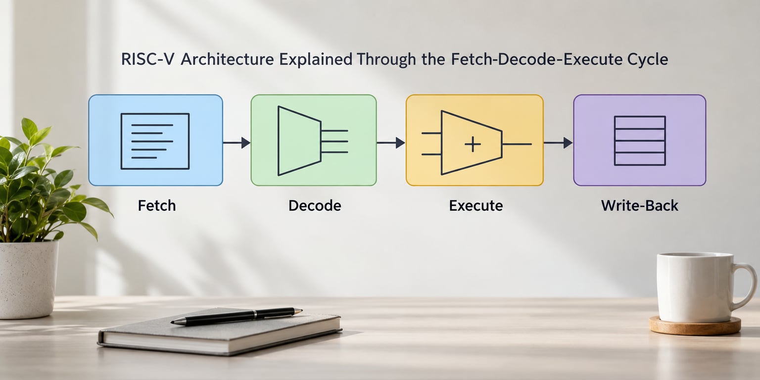 RISC-V Architecture Explained Through the Fetch-Decode-Execute Cycle