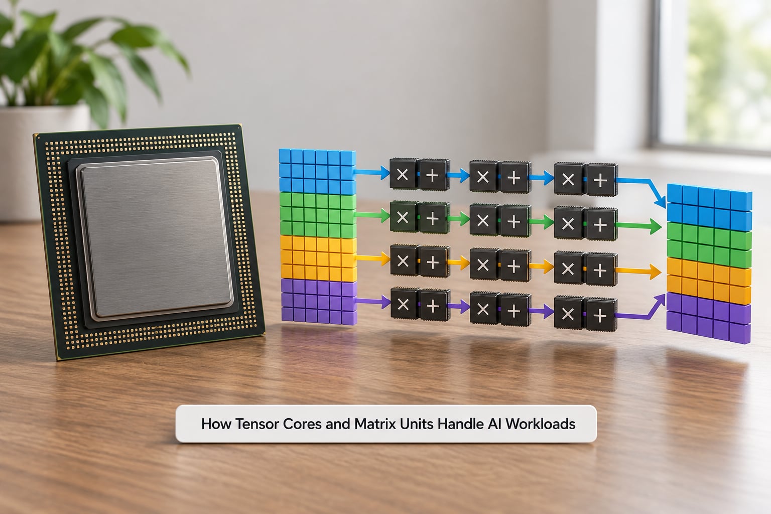 How Tensor Cores and Matrix Units Handle AI Workloads