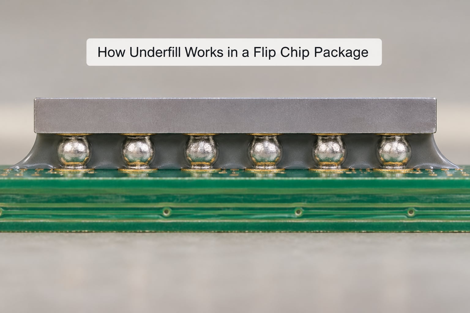 How Underfill Works in a Flip Chip Package