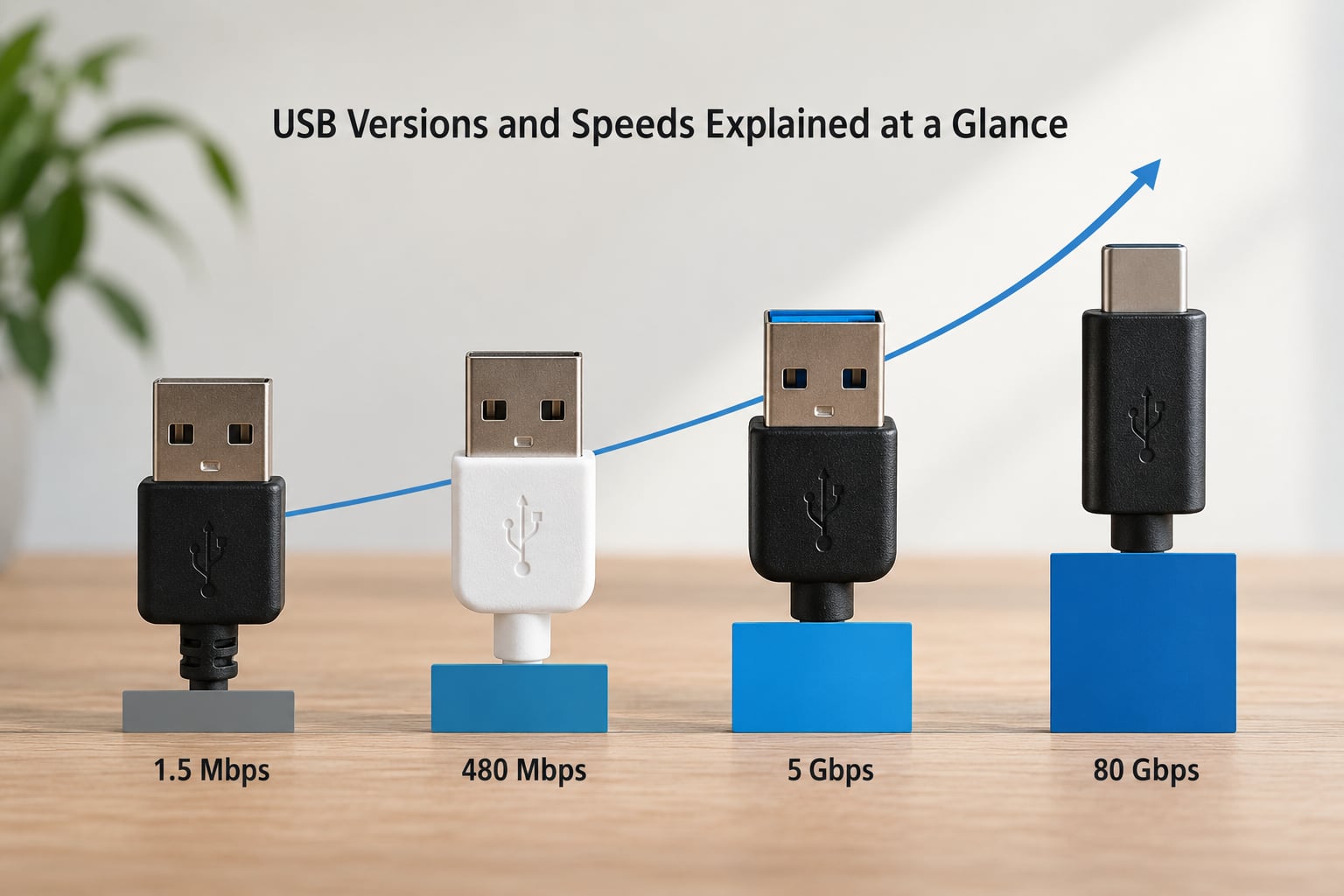 USB Versions and Speeds Explained at a Glance