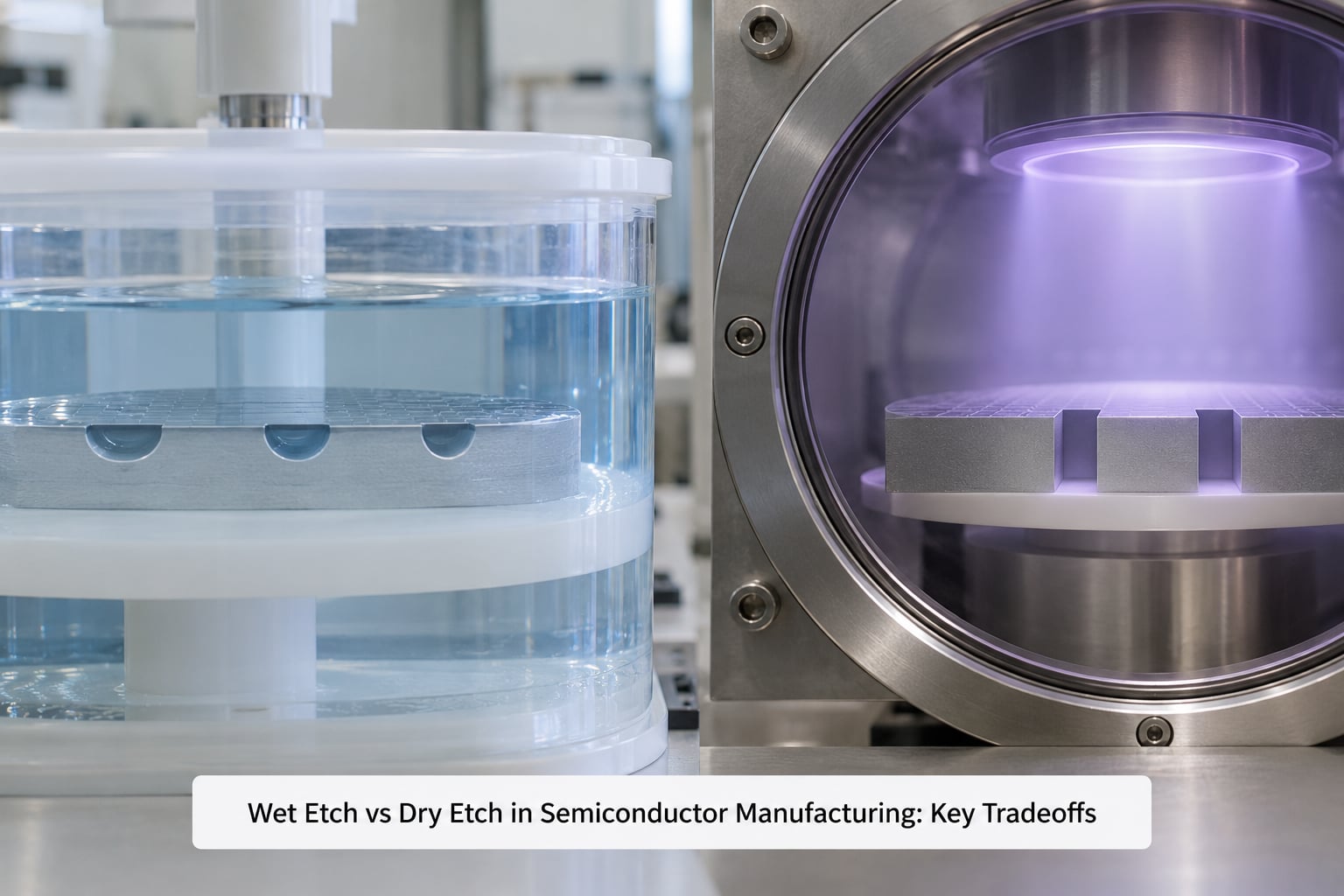 Wet Etch vs Dry Etch in Semiconductor Manufacturing: Key Tradeoffs