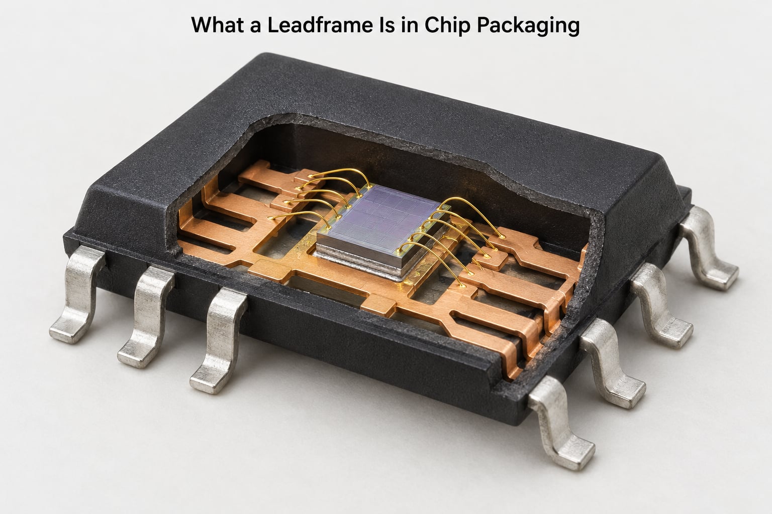 What a Leadframe Is in Chip Packaging