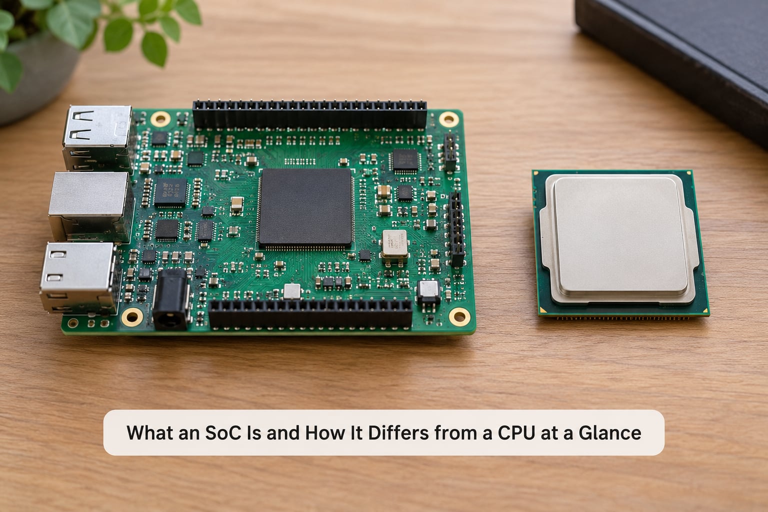 What an SoC Is and How It Differs from a CPU at a Glance