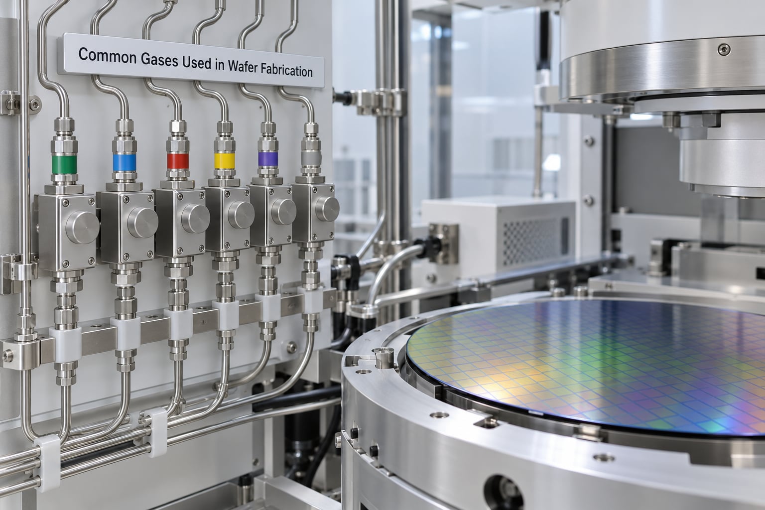 Common Gases Used in Wafer Fabrication