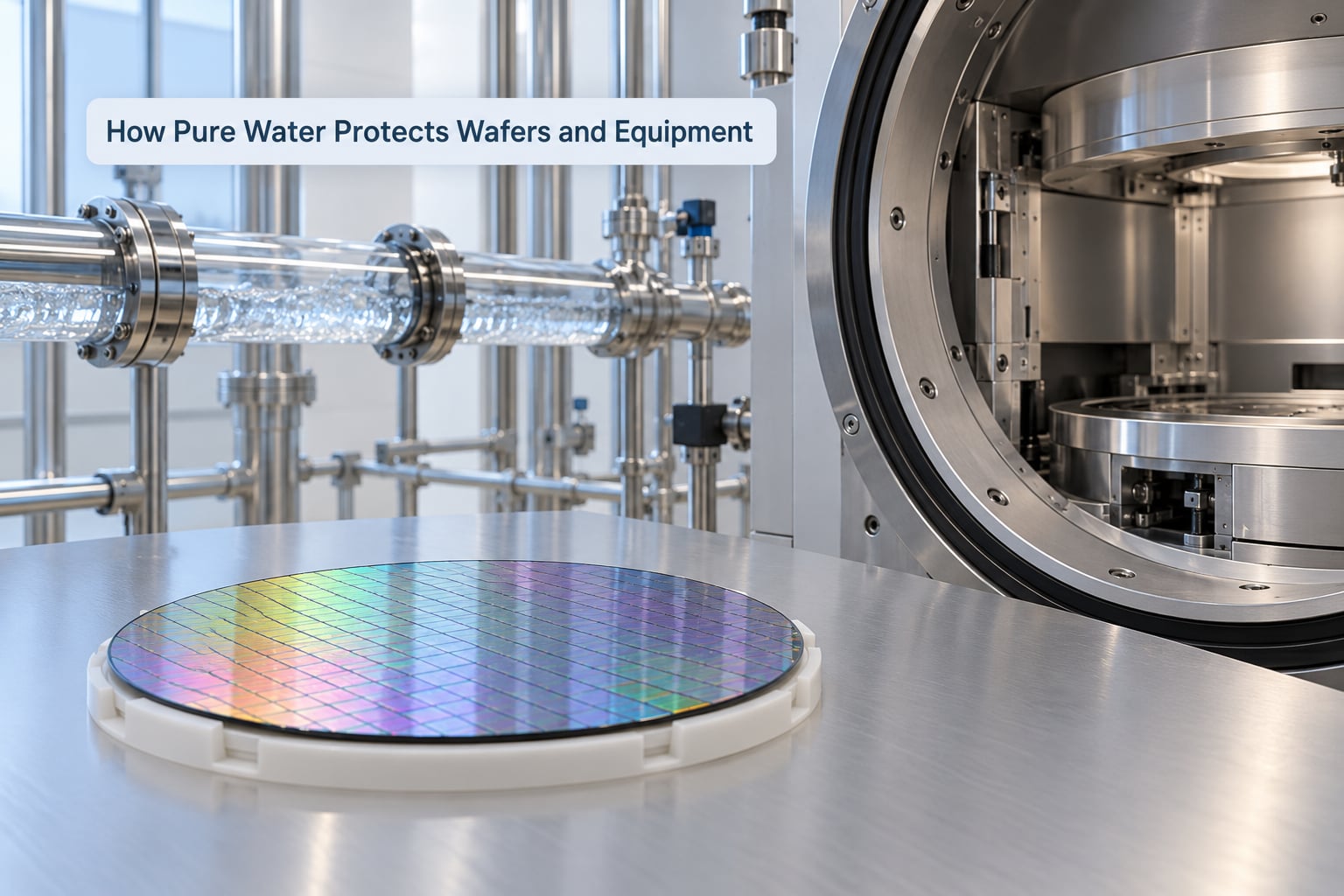 How Pure Water Protects Wafers and Equipment